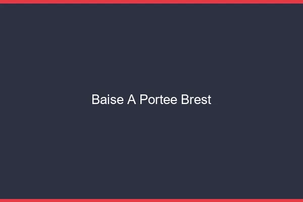 Baise à Portée Brest