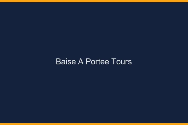 Baise à Portée Tours