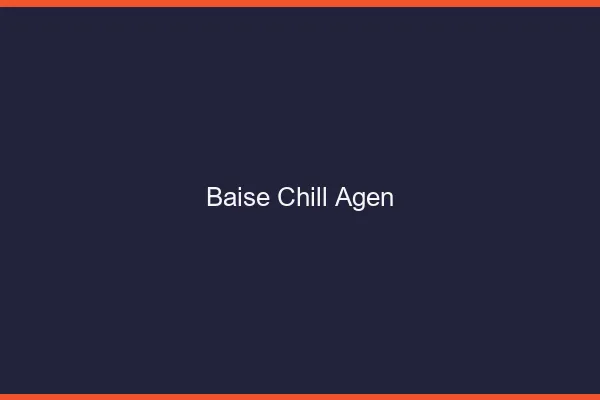 Baise Chill Agen