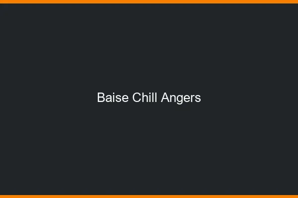 Baise Chill Angers