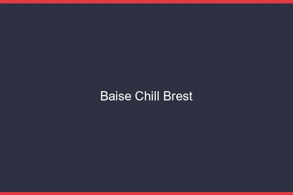 Baise Chill Brest