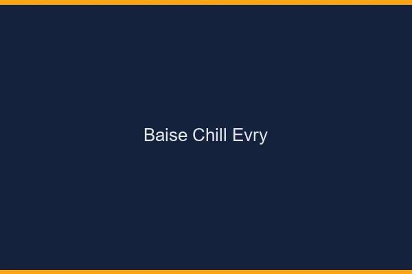 Baise Chill Évry