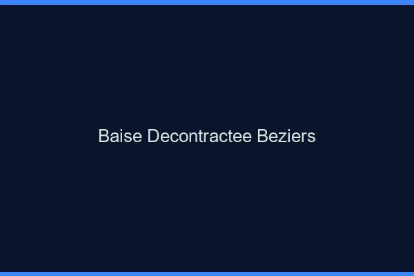 Baise Décontractée Béziers