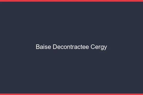 Baise Décontractée Cergy