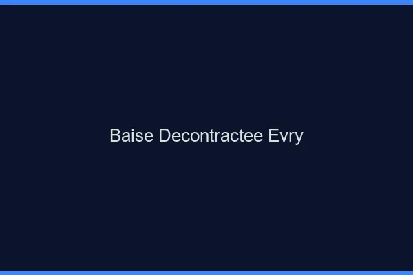Baise Décontractée Évry