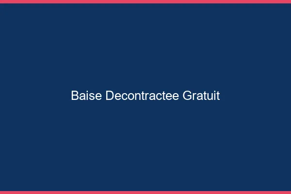 Baise Décontractée Gratuit