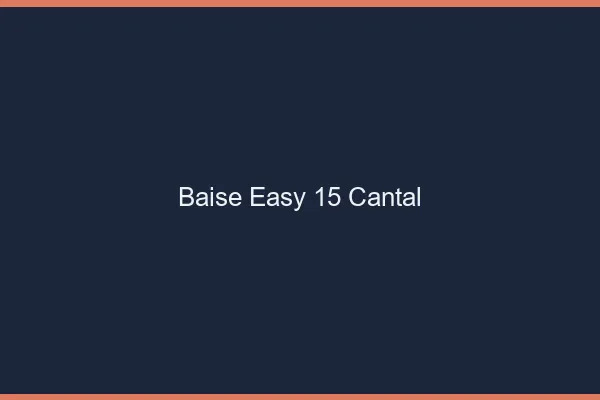 Baise Easy Cantal