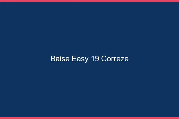 Baise Easy Correze