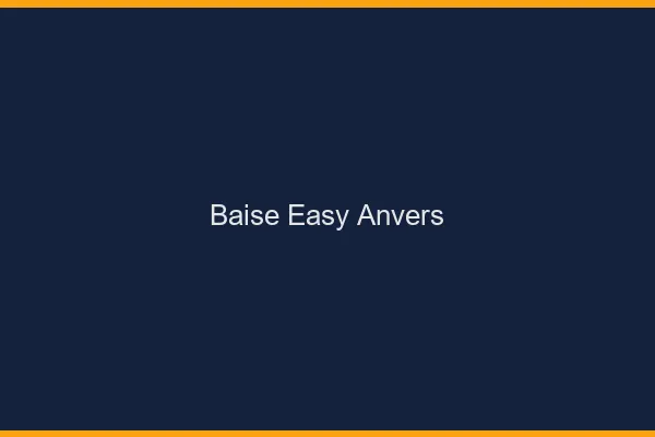 Baise Easy Anvers