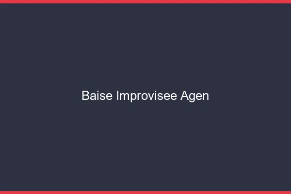 Baise Improvisée Agen