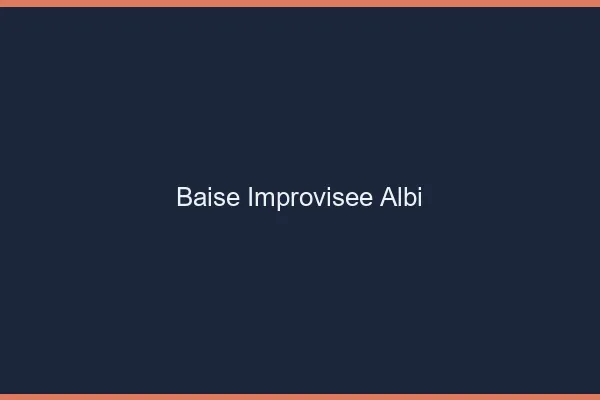 Baise Improvisée Albi