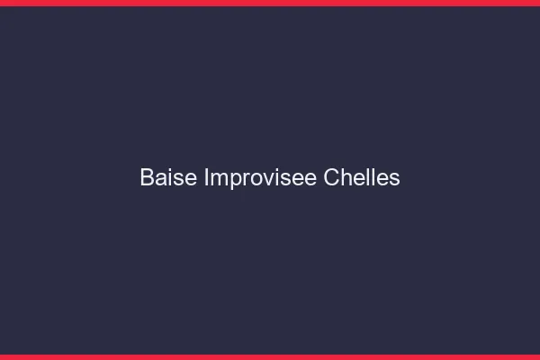 Baise Improvisée Chelles