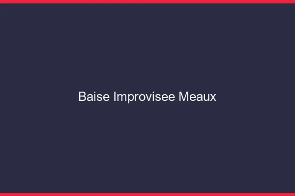 Baise Improvisée Meaux