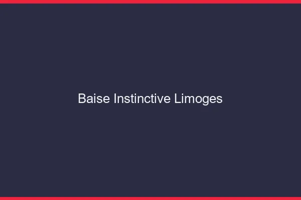 Baise Instinctive Limoges