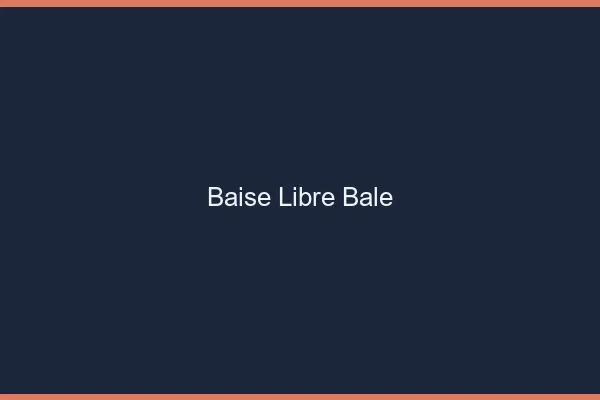 Baise Libre Bâle