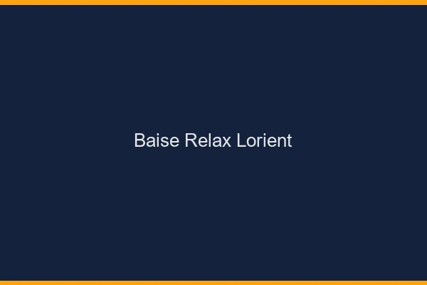 Baise Relax Lorient
