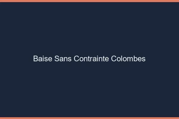 Baise Sans Contrainte Colombes