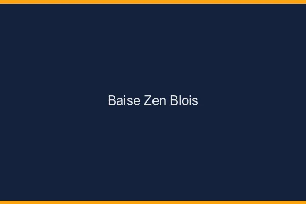 Baise Zen Blois
