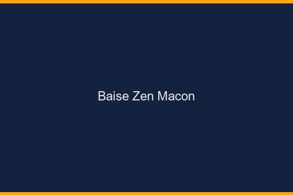 Baise Zen Mâcon