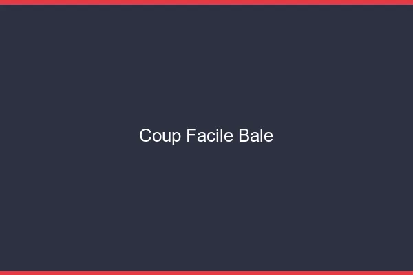 Coup Facile Bâle