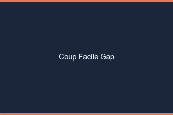 Coup Facile Gap