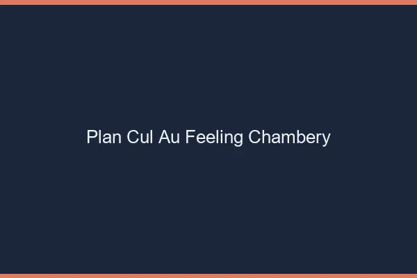 Plan Cul au Feeling Chambéry
