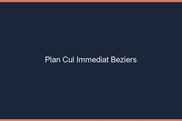 Plan Cul Immédiat Béziers
