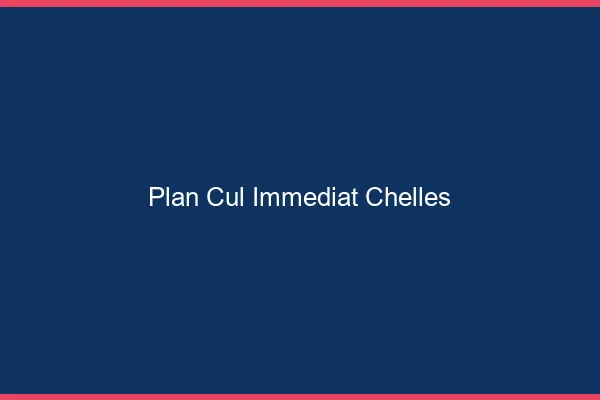 Plan Cul Immédiat Chelles