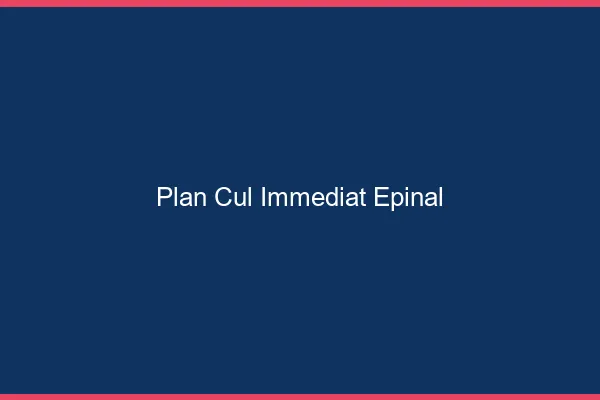 Plan Cul Immédiat Épinal