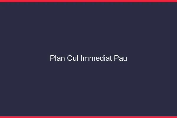 Plan Cul Immédiat Pau