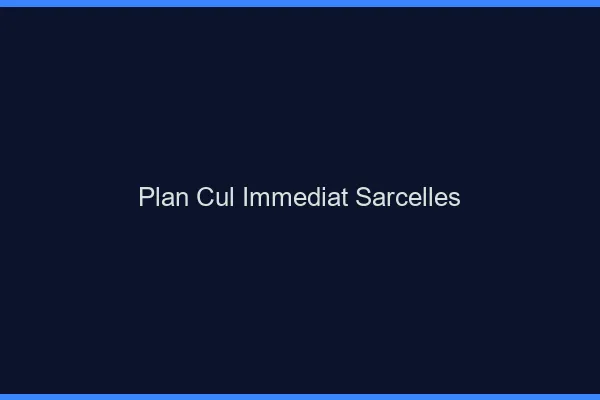 Plan Cul Immédiat Sarcelles