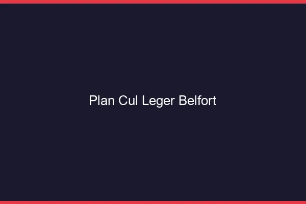 Plan Cul Léger Belfort