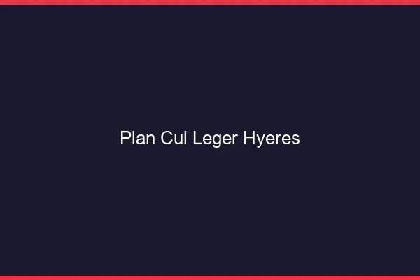 Plan Cul Léger Hyères