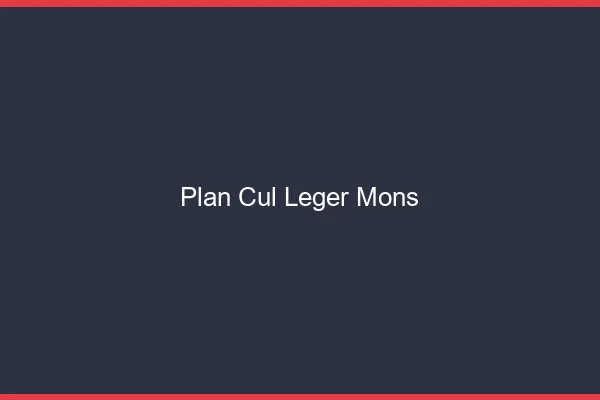Plan Cul Léger Mons