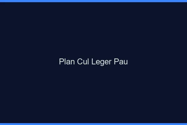 Plan Cul Léger Pau