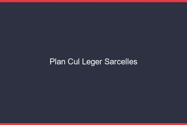Plan Cul Léger Sarcelles