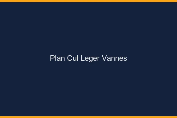 Plan Cul Léger Vannes