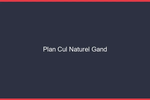 Plan Cul Naturel Gand