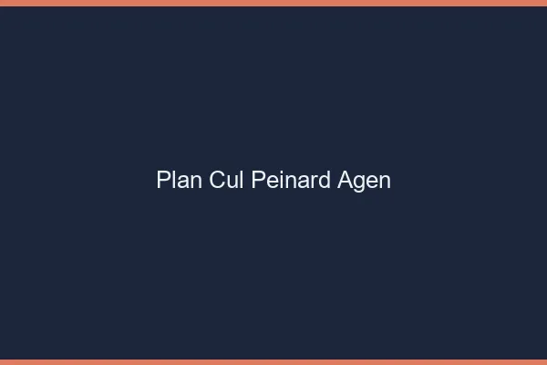Plan Cul Peinard Agen