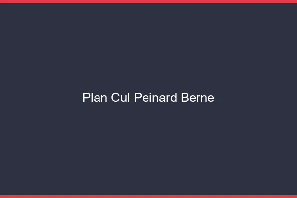 Plan Cul Peinard Berne
