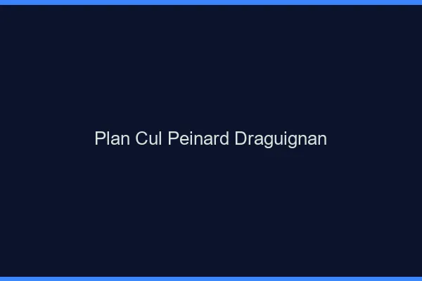 Plan Cul Peinard Draguignan