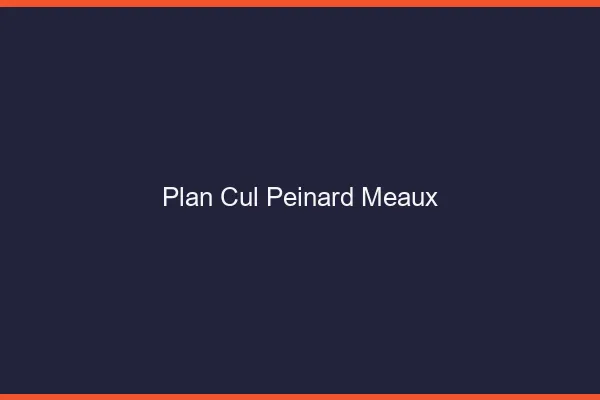 Plan Cul Peinard Meaux