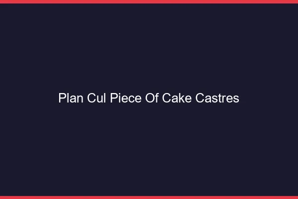 Plan Cul Piece of Cake Castres