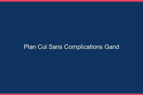 Plan Cul Sans Complications Gand