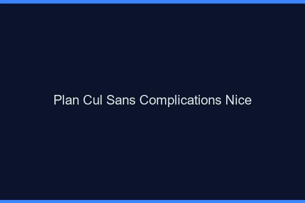 Plan Cul Sans Complications Nice