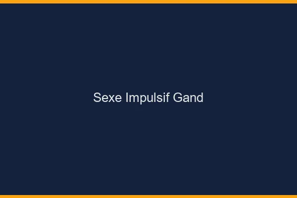 Sexe Impulsif Gand