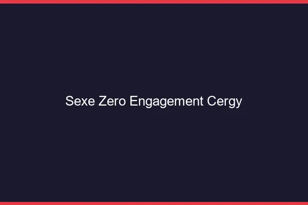 Sexe Zéro Engagement Cergy