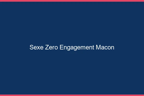 Sexe Zéro Engagement Mâcon